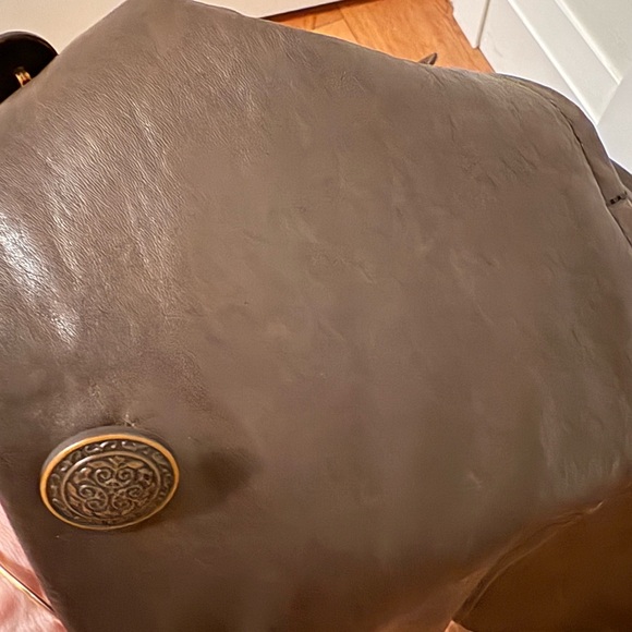 Danier Leather Women's Brown Coat - Picture 4 of 5